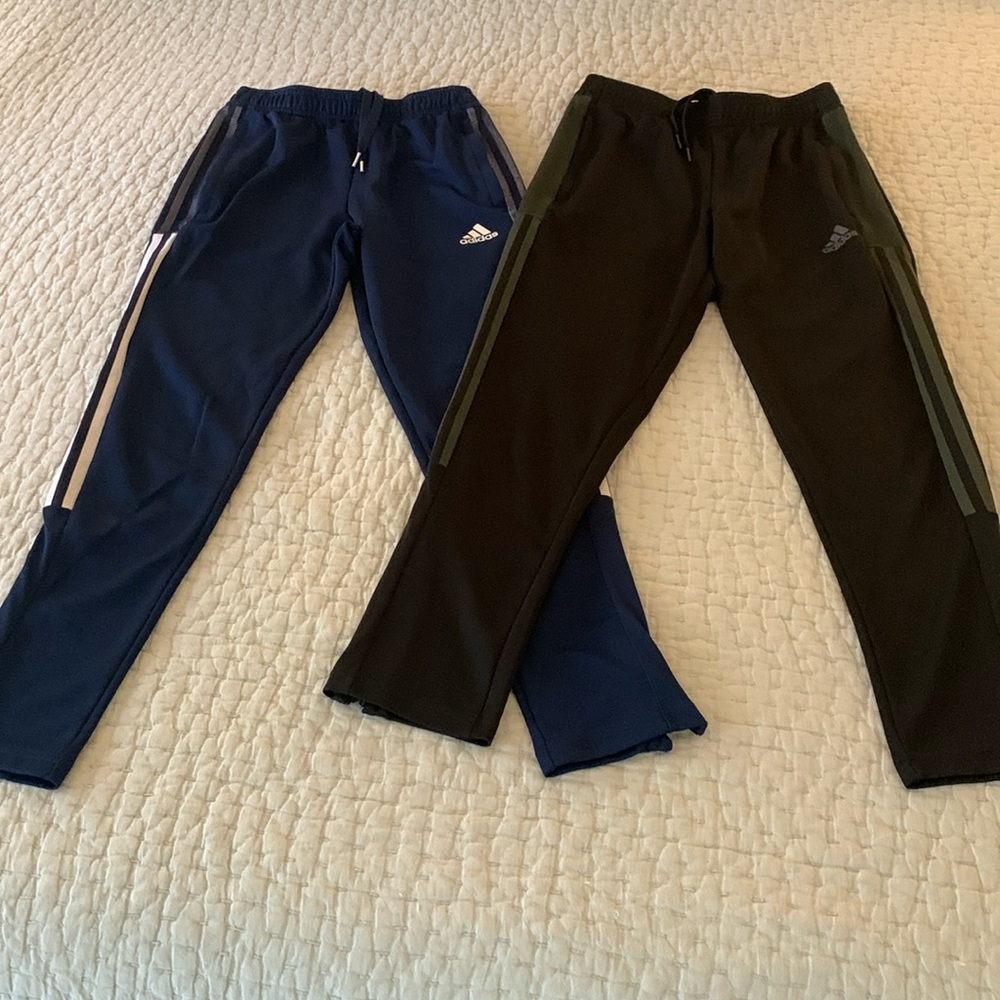 Lot of 2 Adidas Tiro 21 Warmup Joggers - Boys 11/12
